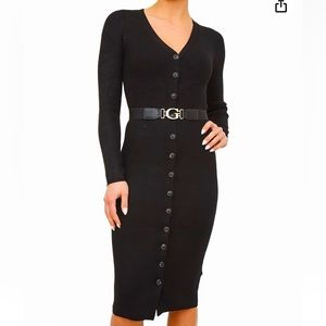 Guess Button down Sweater Dress